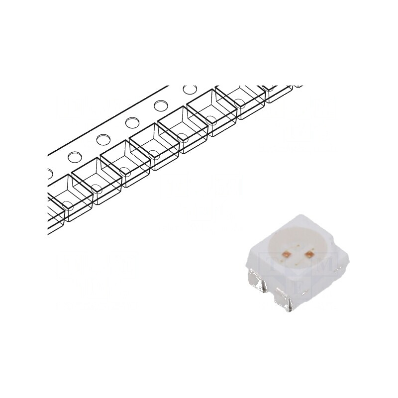 LED SMD 3528 PLCC4 roșie/galbenă 3,5x2,8mm 120° 20mA - Bandă LED flexibilă 20m | Electronic-mag.ro | Componente Electronice LED SMD 3528 PLCC4 roșie/galbenă 3,5x2,8mm 120° 20mA - Bandă LED flexibilă 20m | Electronic-mag.ro | Componente Electronice