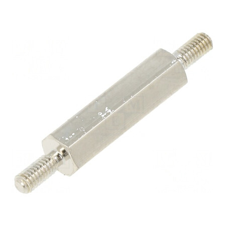 Piuliță distanțieră filetată hexagonală 18mm M2,5 | Electronic-mag.ro | Componente Electronice
