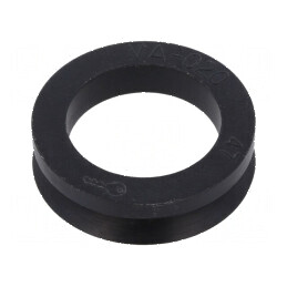 Garnitură V-ring cauciuc NBR 19-21mm, lungime 7,5mm, diametru 18mm | Electronic-mag.ro | Componente Electronice