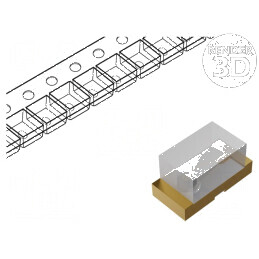 LED SMD 0402 Verde 45mcd 120° 2,2V 25mA λd: 574nm 1x0,5x0,5mm | Electronic-mag.ro | Componente Electronice