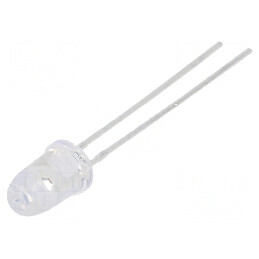LED 5mm roșie 2000÷2800mcd 30° convex 100mW pentru iluminare decorativă | Electronic-mag.ro | Componente Electronice
