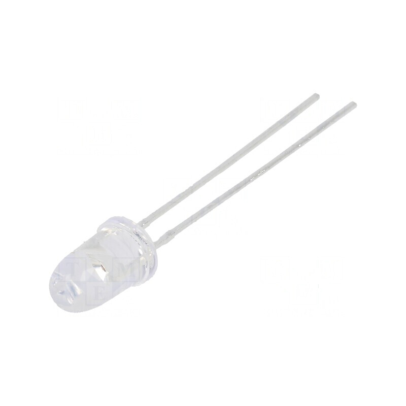 LED 5mm roșie 2000÷2800mcd 30° convex 100mW pentru iluminare decorativă | Electronic-mag.ro | Componente Electronice