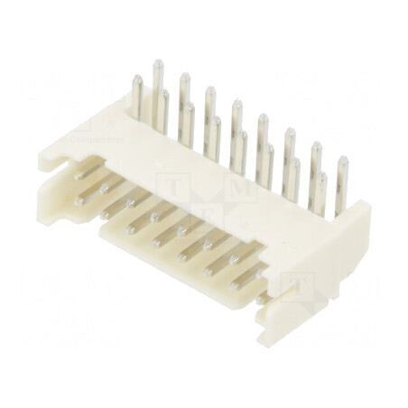 Conector cablu-placă soclu tată PIN 16 Pas 2mm THT 100V 2A pentru conexiuni electrice | Electronic-mag.ro | Componente Electronice