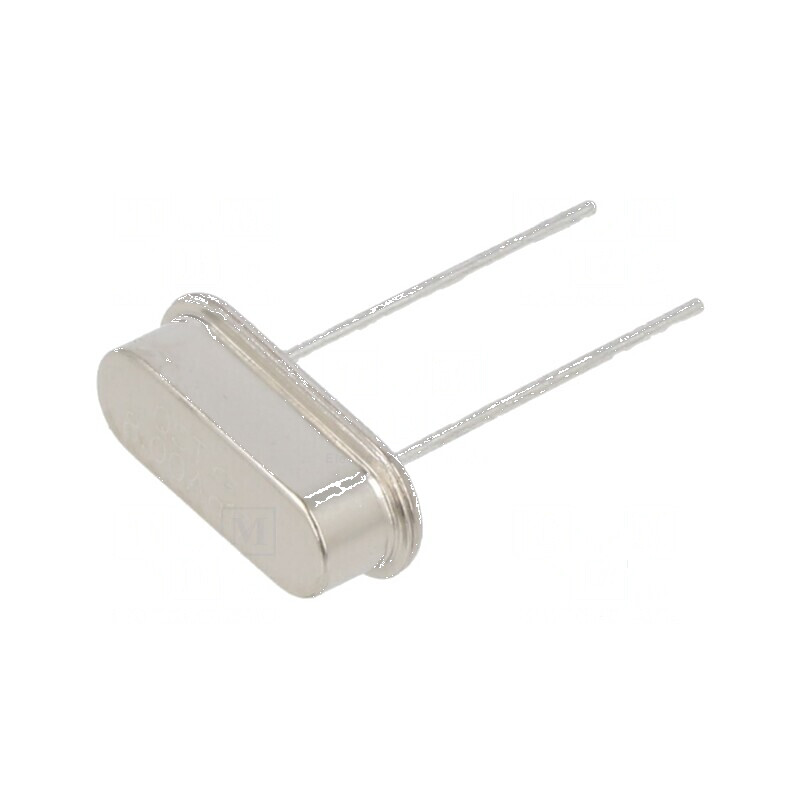 Rezonator cu cuarț 8MHz ±10ppm 18pF THT 11,5x5x3,68mm pentru circuite electronice | Electronic-mag.ro | Componente Electronice Rezonator cu cuarț 8MHz ±10ppm 18pF THT 11,5x5x3,68mm pentru circuite electronice | Electronic-mag.ro | Componente Electronice