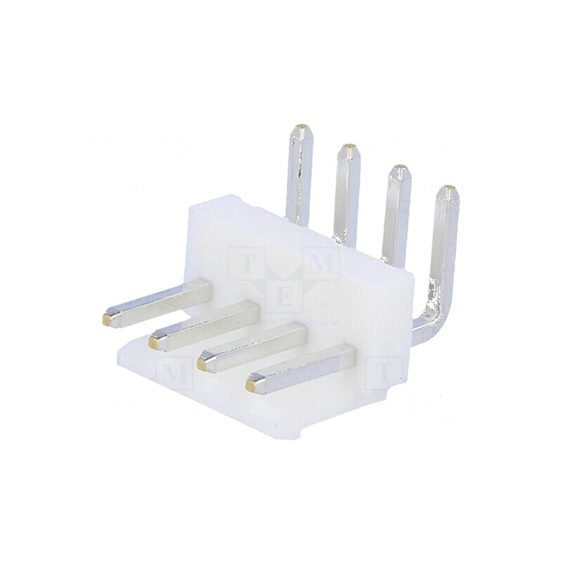 Conector cablu-placă soclu tată VH 3,96mm PIN 4 THT 250V 10A | Electronic-mag.ro | Componente Electronice
