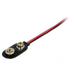 Conector 6F22 cu cablu de 0,15m și mufă - 1x2 6LR61 | Electronic-mag.ro | Componente Electronice
