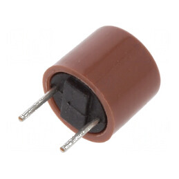 Siguranţă întârziere 1A 250VAC THT TR5 cupru - cutie pentru protecţie electrică | Electronic-mag.ro | Componente Electronice