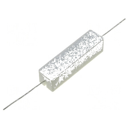 Rezistor bobinat cu ciment THT 33Ω 15W ±5% dimensiuni 48x13x13mm | Electronic-mag.ro | Componente Electronice