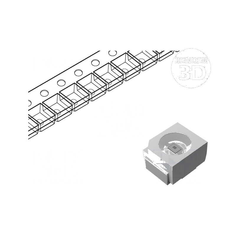 Bec LED SMD 5050 RGBW PLCC4 1850mcd 5,4x5x1,6mm 120° 12mA 6000K | Electronic-mag.ro | Componente Electronice