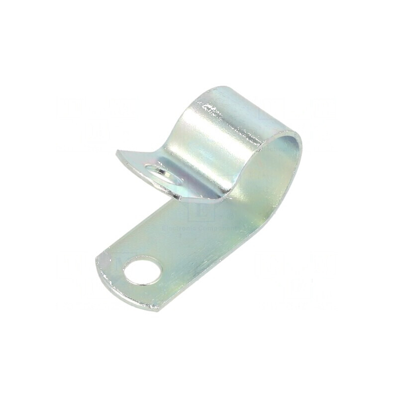 Clipsuri tip P pentru cabluri Ø buclă 14,4mm din oţel - set 100 bucăți | Electronic-mag.ro | Componente Electronice