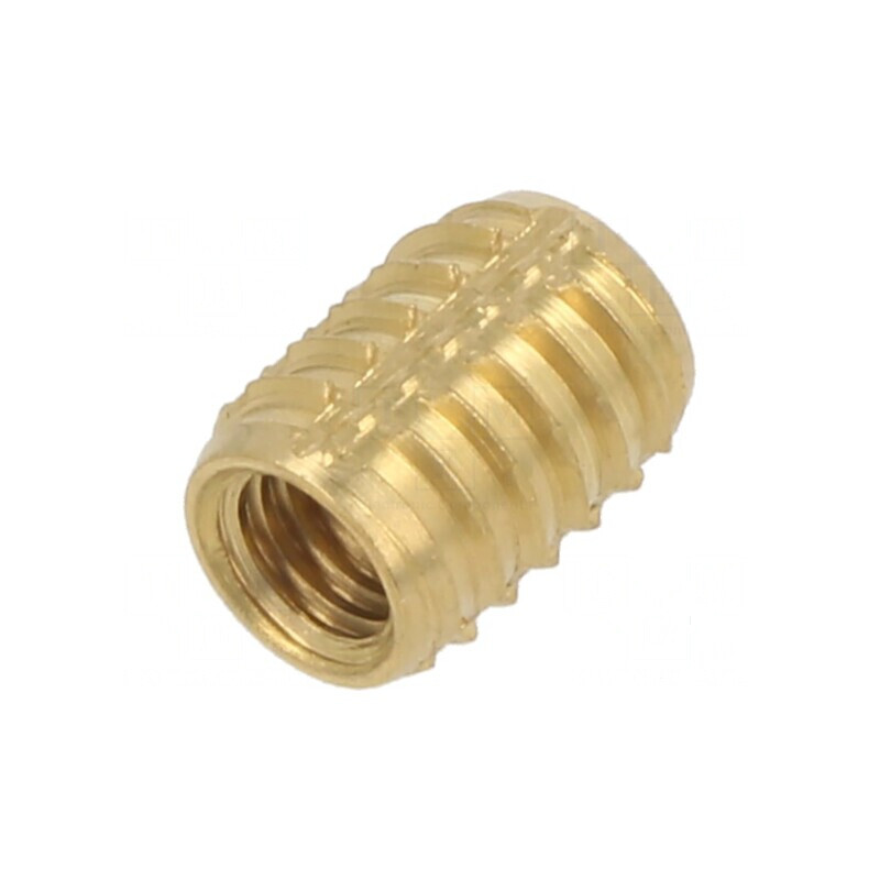 Adaos filetat din alamă M5 BN 37915 - Lungime 10mm pentru plastic | Electronic-mag.ro | Componente Electronice Adaos filetat din alamă M5 BN 37915 - Lungime 10mm pentru plastic | Electronic-mag.ro | Componente Electronice
