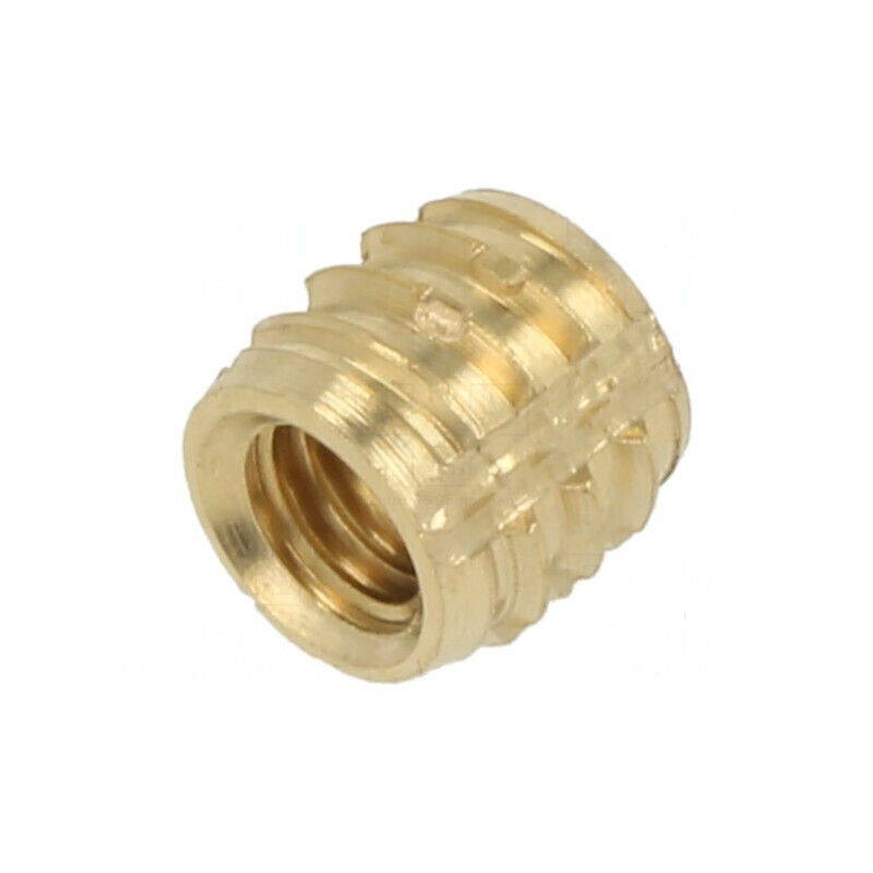 Adaos filetat din alamă M4, lungime 5,6mm, caracteristici duroplast | Electronic-mag.ro | Componente Electronice Adaos filetat din alamă M4, lungime 5,6mm, caracteristici duroplast | Electronic-mag.ro | Componente Electronice