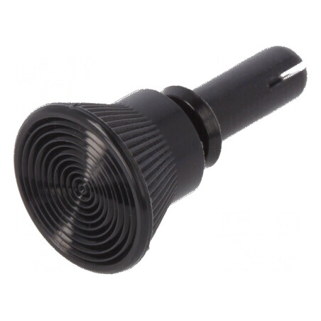 Diblu poliamidă 10mm, diametru orificiu montare 4,1mm, negru | Electronic-mag.ro | Componente Electronice