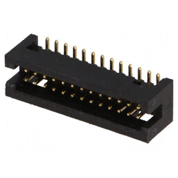 Conector IDC soclu tată 26 PIN drept SMT cu finisaj aur 1,27mm | Electronic-mag.ro | Componente Electronice