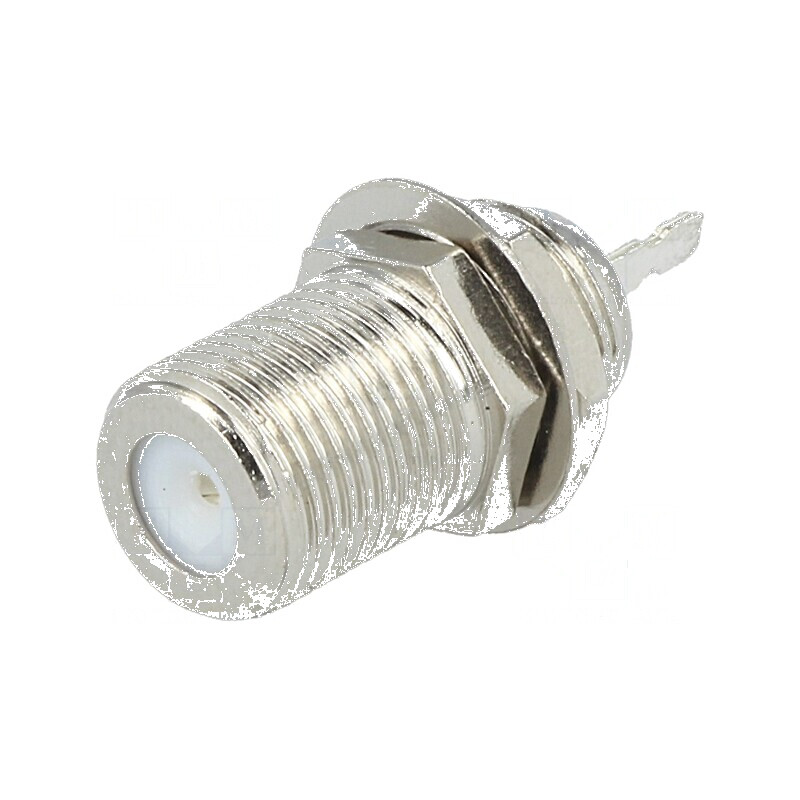 Conector F soclu mamă drept pentru lipire - montare pe panou | Electronic-mag.ro | Componente Electronice Conector F soclu mamă drept pentru lipire - montare pe panou | Electronic-mag.ro | Componente Electronice