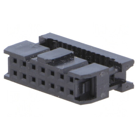 Conector IDC mufă mamă 14 pini fără presare cablu | Electronic-mag.ro | Componente Electronice