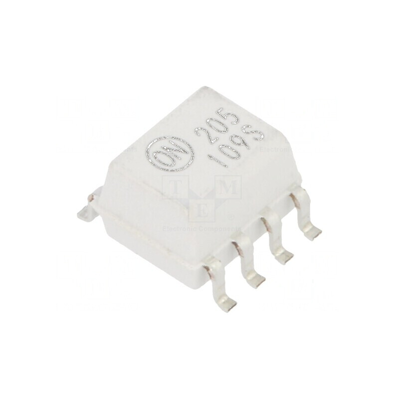 Optocuplor SMD 2,5kV SO8 pentru tranzistori, 1 canal, 6V max | Electronic-mag.ro | Componente Electronice