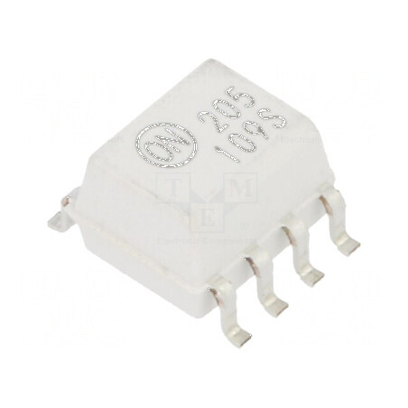 Optocuplor SMD 2,5kV SO8 pentru tranzistori, 1 canal, 6V max | Electronic-mag.ro | Componente Electronice