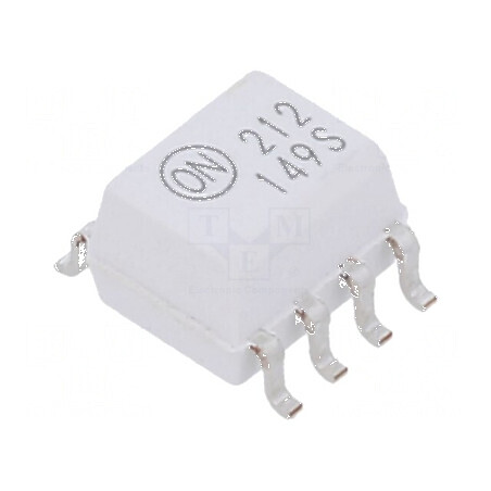 Optocuplor SMD SO8 cu 1 Canal și Ieșire Tranzistori, Izolație 2,5kV, Tensiune Maximă 6V | Electronic-mag.ro | Componente Electronice