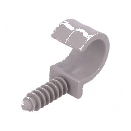 Element de susținere RING 22, Øbuclă 22mm, Øorif.mont 8mm, gri | Electronic-mag.ro | Componente Electronice
