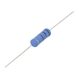 Rezistor metal oxid 100Ω 5W ±5% Ø6,5x17,5mm - temperatură -55÷155°C | Electronic-mag.ro | Componente Electronice