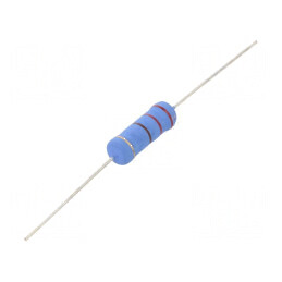 Rezistor metal oxid 220Ω 5W ±5% Ø6,5x17,5mm  -55÷155°C | Electronic-mag.ro | Componente Electronice
