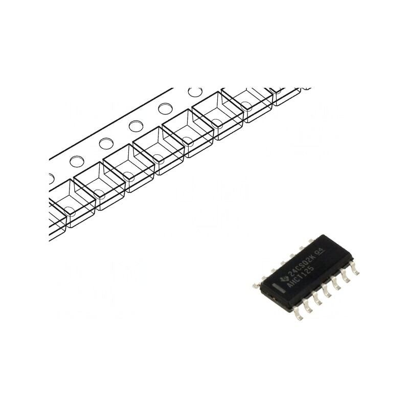 Buffer digital IC 4 canale SMD SO14 4,5÷5,5VDC AHCT | Electronic-mag.ro | Componente Electronice Buffer digital IC 4 canale SMD SO14 4,5÷5,5VDC AHCT | Electronic-mag.ro | Componente Electronice