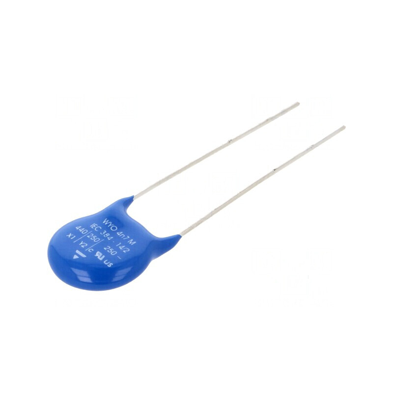 Condensator ceramic antiperturbaţii X1,Y2 4,7nF Y5U ±20% THT pentru aplicaţii electrice | Electronic-mag.ro | Componente Electronice Condensator ceramic antiperturbaţii X1,Y2 4,7nF Y5U ±20% THT pentru aplicaţii electrice | Electronic-mag.ro | Componente Electronice