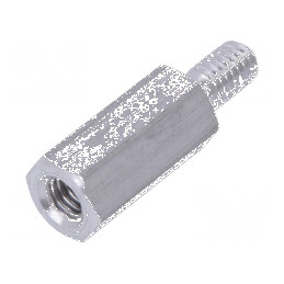 Piuliță distanțieră filetată 15mm M4 interior și exterior | Electronic-mag.ro | Componente Electronice