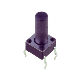 Microîntrerupător TACT SPST-NO 0,05A/12VDC THT - Pozitie 2 Fara Contact | Electronic-mag.ro | Componente Electronice