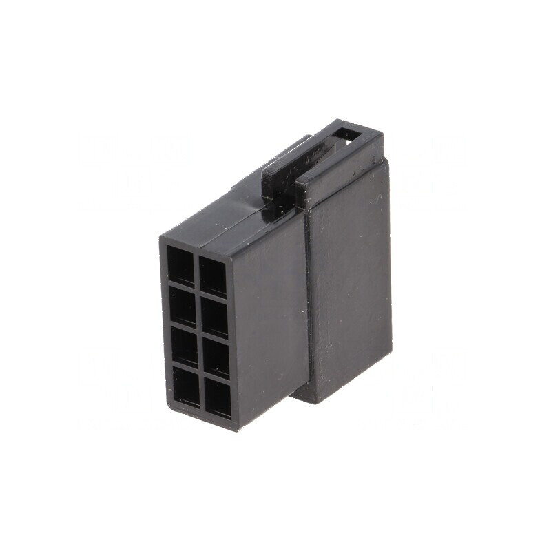 Carcasă ISO PIN 8 pentru conector soclu automobil | Electronic-mag.ro | Componente Electronice