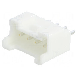 Conector cablu-placă soclu tată PIN 4 PA Pas 2mm THT 3A pentru conexiuni electrice | Electronic-mag.ro | Componente Electronice