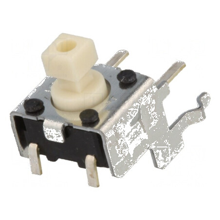 Microîntrerupător TACT SPST-NO 0,05A/24VDC THT - Pozitie 2, Fără Elemente Adiționale | Electronic-mag.ro | Componente Electronice