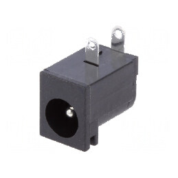 Conector alimentare DC soclu tată 5,5mm x 2,1mm THT pentru electronică | Electronic-mag.ro | Componente Electronice