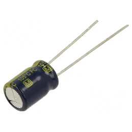 Condensator electrolitic low ESR THT 470uF 6,3VDC Ø8x11,5mm - Componentă electronică de calitate superioară | Electronic-mag.ro | Componente Electronice