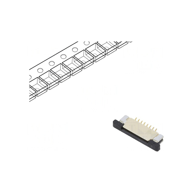 Conector FFC/FPC 8 PIN F52R contacte inferioare ZIF SMT 50V | Electronic-mag.ro | Componente Electronice Conector FFC/FPC 8 PIN F52R contacte inferioare ZIF SMT 50V | Electronic-mag.ro | Componente Electronice