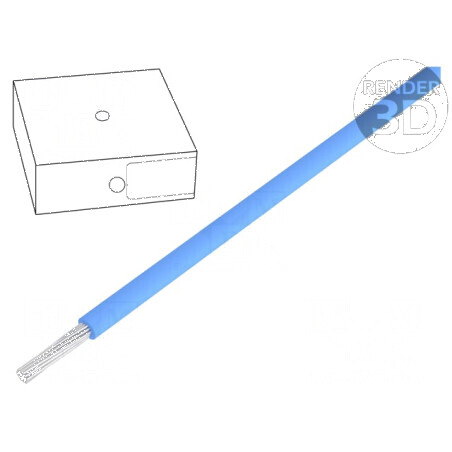 Cablu litat H05V-K 1mm² PVC albastru 300V/500V, lungime 100m | Electronic-mag.ro | Componente Electronice