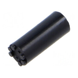 Bucșă de distanțare pentru LED Øext: 5,1mm, ØLED: 3mm, Lungime: 12,7mm, Material PBT | Electronic-mag.ro | Componente Electronice