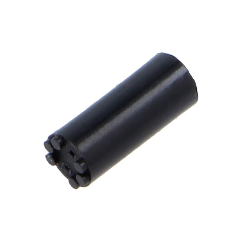 Bucșă de distanțare pentru LED Øext: 5,1mm, ØLED: 3mm, Lungime: 12,7mm, Material PBT | Electronic-mag.ro | Componente Electronice