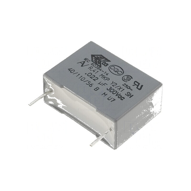 Condensator polipropilenă X1,Y2 R41 22nF 7,5x13,5x18mm - componentă electronică de calitate | Electronic-mag.ro | Componente Electronice Condensator polipropilenă X1,Y2 R41 22nF 7,5x13,5x18mm - componentă electronică de calitate | Electronic-mag.ro | Componente Electronice