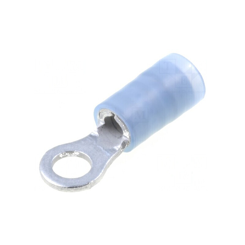 Vârf inelar M3,5 pentru cabluri 1÷2,5mm², izolată, cositorit, cupru, rezistent -55÷105°C | Electronic-mag.ro | Componente Electronice