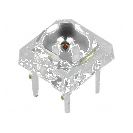 LED Super Flux galben 7,62x7,62mm 2180-4800mcd 130° 70mA | Electronic-mag.ro | Componente Electronice