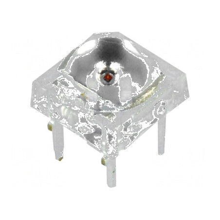 LED Super Flux galben 7,62x7,62mm 2180-4800mcd 130° 70mA | Electronic-mag.ro | Componente Electronice