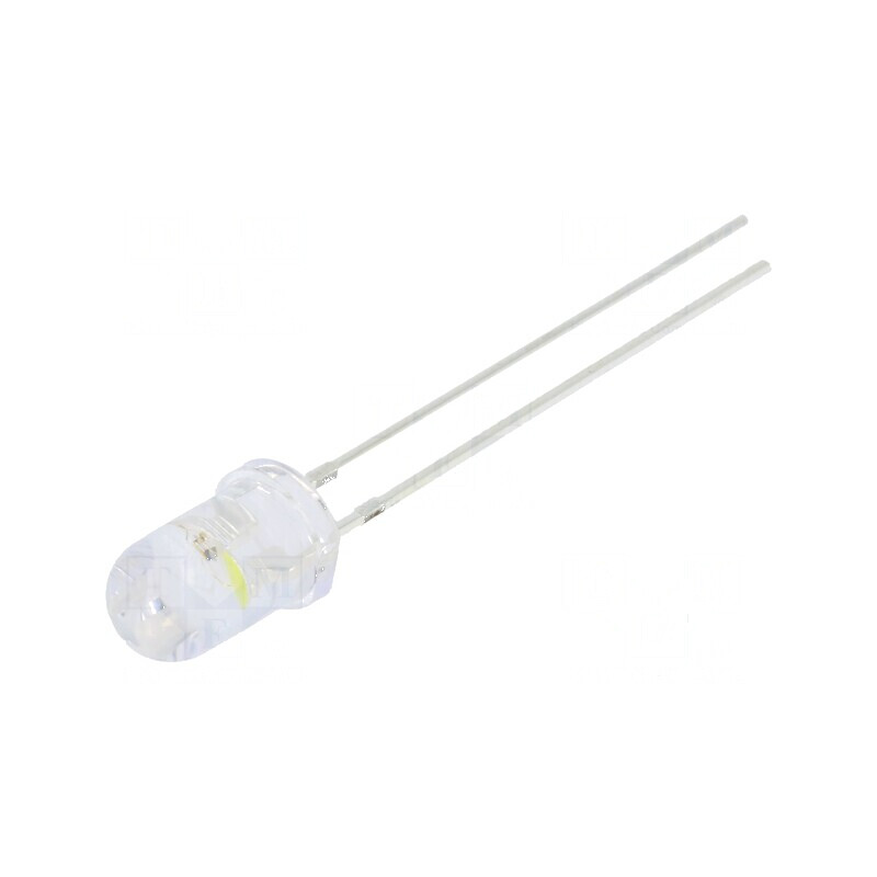 LED 5mm roşu/alb rece cu clipire 3000-8400mcd pentru proiecte DIY | Electronic-mag.ro | Componente Electronice