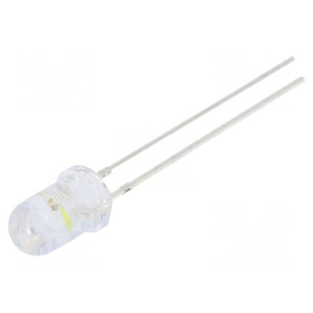LED 5mm roşu/alb rece cu clipire 3000-8400mcd pentru proiecte DIY | Electronic-mag.ro | Componente Electronice