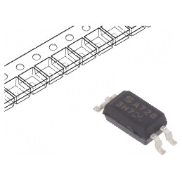 Optocuplor SMD cu 1 canal, 2,5 kV izolație, 80V Uce, tranzistori | Electronic-mag.ro | Componente Electronice