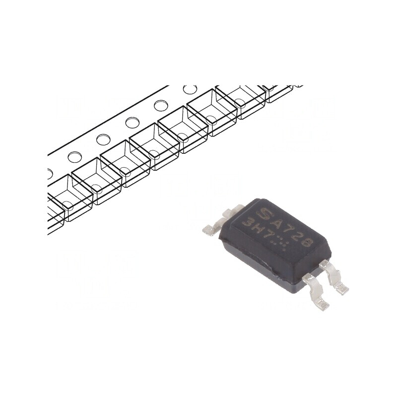 Optocuplor SMD cu 1 canal, 2,5 kV izolație, 80V Uce, tranzistori | Electronic-mag.ro | Componente Electronice Optocuplor SMD cu 1 canal, 2,5 kV izolație, 80V Uce, tranzistori | Electronic-mag.ro | Componente Electronice