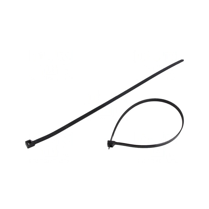 Colier de strângere poliamidă neagră 450mm x 8,9mm 778N | Electronic-mag.ro | Componente Electronice