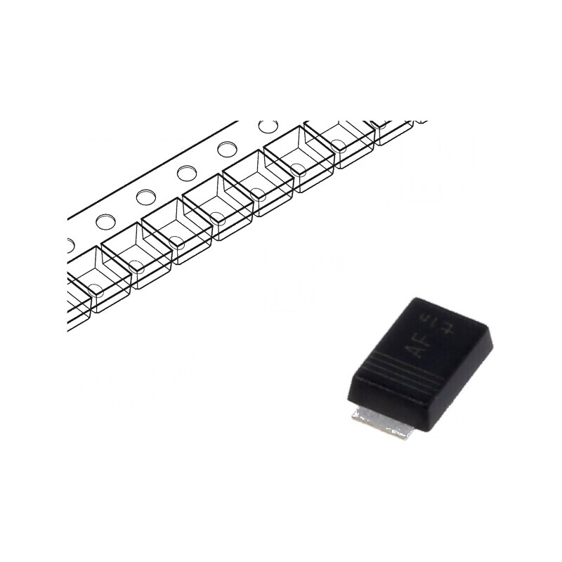 Diodă Schottky SMD 40V 5A CFP5 SOD128 - Redresoare pe rolă, bandă | Electronic-mag.ro | Componente Electronice