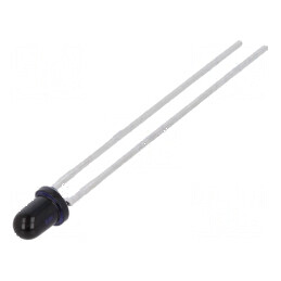 Emițător IR 3mm 860nm negru 90mW 20° THT 100mA 1,7÷2V | Electronic-mag.ro | Componente Electronice